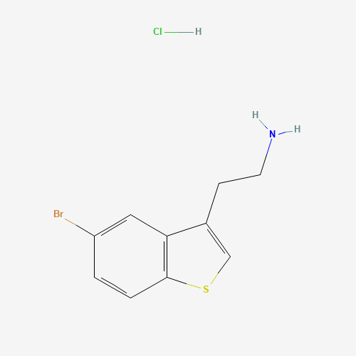 2-(5-Bromobenzo[b]thiophen-3-yl)ethanamine hydrochloride (CAS: 22964-00-7) - Chemical Structure and Molecular Formula 