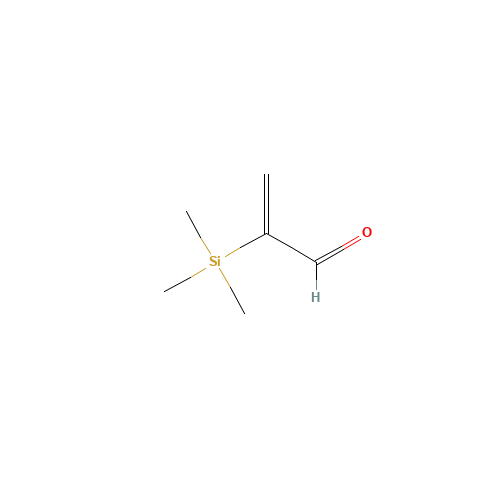 2-Trimethylsilylpropenal (CAS: 58107-33-8) - Chemical Structure and Molecular Formula 