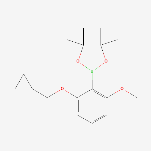2-Cyclopropylmethoxy-6-methoxyphenylboronic acid pinacol ester (CAS: 1204580-89-1) - Related Chemical Product