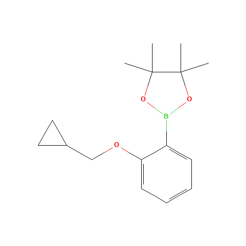 2-Cyclopropylmethoxyphenylboronic acid pinacol ester (CAS: 1185836-98-9) - Related Chemical Product