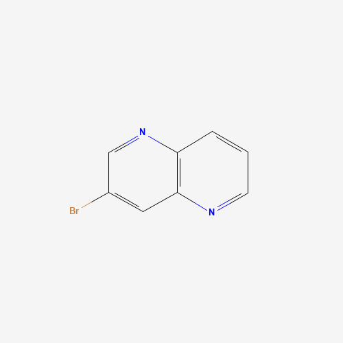 3-Bromo-1,5-naphthyridine (CAS: 17965-71-8) - Chemical Structure and Molecular Formula 