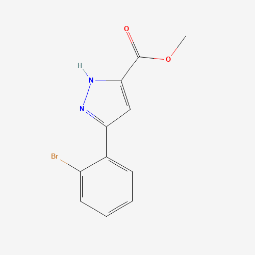 Methyl 5-(2-bromophenyl)-1H-pyrazole-3-carboxylate (CAS: 1035235-11-0) - Related Chemical Product