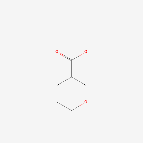 Methyl tetrahydro-2H-pyran-3-carboxylate (CAS: 18729-20-9) - Chemical Structure and Molecular Formula 