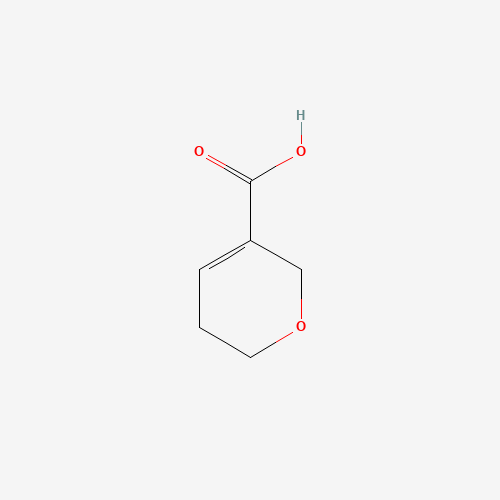 5,6-Dihydro-2H-pyran-3-carboxylic acid (CAS: 100313-48-2) - Chemical Structure and Molecular Formula 
