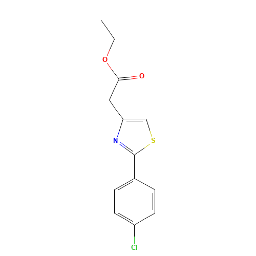 Ethyl 2-(2-(4-chlorophenyl)thiazol-4-yl)acetate (CAS: 20287-70-1) - Related Chemical Product