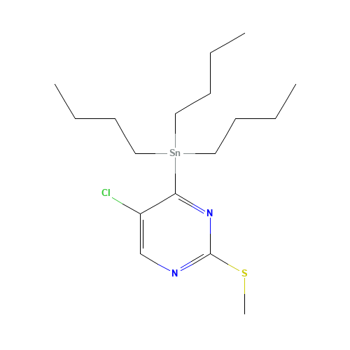 5-Chloro-2-(methylthio)-4-(tributylstannyl)pyrimidine (CAS: 123061-47-2) - Related Chemical Product