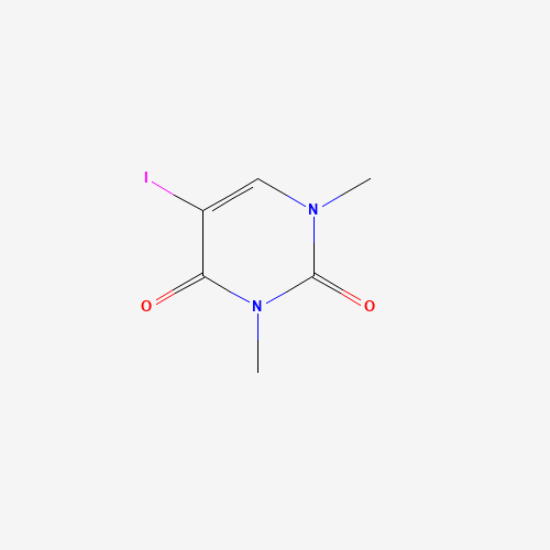 5-Iodo-1,3-dimethyl-1H-pyrimidine-2,4-dione (CAS: 40738-83-8) - Chemical Structure and Molecular Formula 