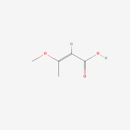 (E)-3-Methoxy-2-butenoic acid (CAS: 156948-00-4) - Chemical Structure and Molecular Formula 