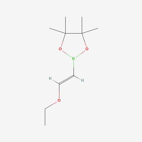 (E)-1-Ethoxyethene-2-boronic acid pinacol ester chemical structure (E)-1-Ethoxyethene-2-boronic acid pinacol ester (CAS: 1201905-61-4) - Chemical Structure and Molecular Formula