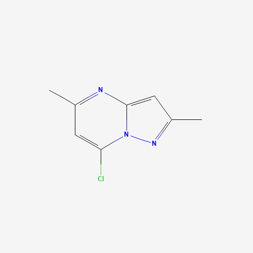 7-Chloro-2,5-dimethylpyrazolo[1,5-a]pyrimidine (CAS: 136549-13-8) - Chemical Structure and Molecular Formula 
