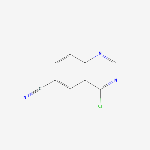 4-Chloroquinazoline-6-carbonitrile (CAS: 150449-97-1) - Chemical Structure and Molecular Formula 