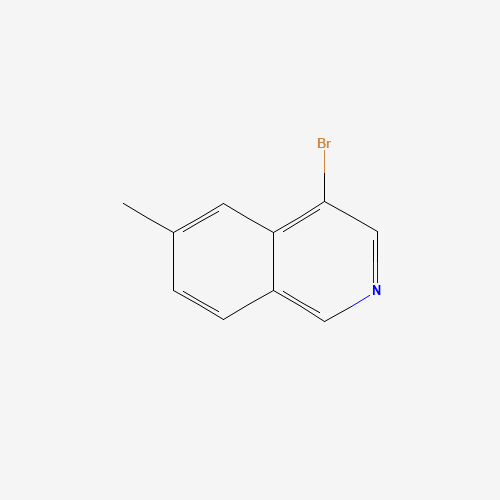 4-Bromo-6-methylisoquinoline (CAS: 1204298-52-1) - Chemical Structure and Molecular Formula 