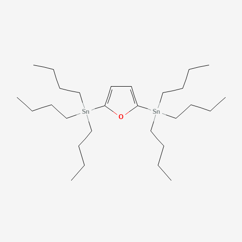 2,5-Bis(tri-n-butylstannyl)furan (CAS: 193361-76-1) - Chemical Structure and Molecular Formula 