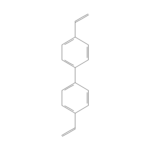4,4-Divinyl-p-biphenyl (CAS: 4433-13-0) - Chemical Structure and Molecular Formula 