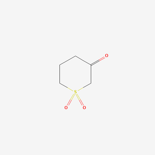 Dihydro-2H-thiopyran-3(4H)-one-1,1-dioxide (CAS: 29431-37-6) - Chemical Structure and Molecular Formula 
