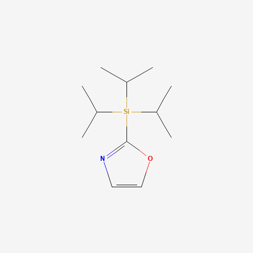 2-Triisopropylsilyloxazole (CAS: 433332-27-5) - Chemical Structure and Molecular Formula 