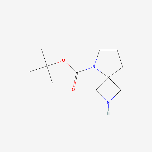 2,5-Diazaspiro[3.4]octane-5-carboxylic acid tert-butyl ester (CAS: 1086398-04-0) - Chemical Structure and Molecular Formula 