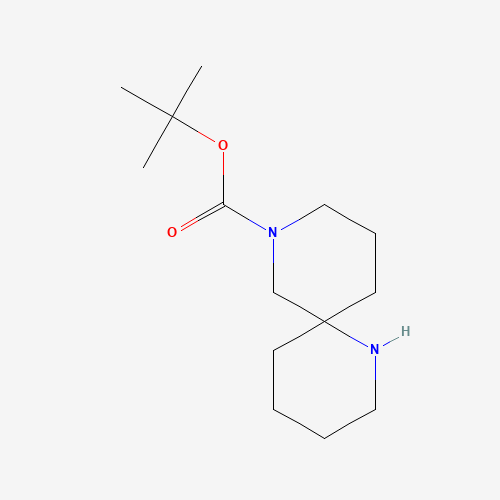 1,8-Diazaspiro[5.5]undecane-8-carboxylic acid tert-butyl ester (CAS: 1086394-59-3) - Chemical Structure and Molecular Formula 