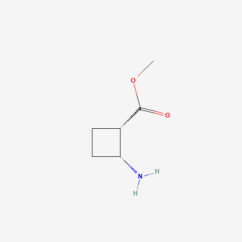 2-Aminocyclobutanecarboxylic acid methyl ester (1S,2R) (CAS: 517914-00-0) - Chemical Structure and Molecular Formula 