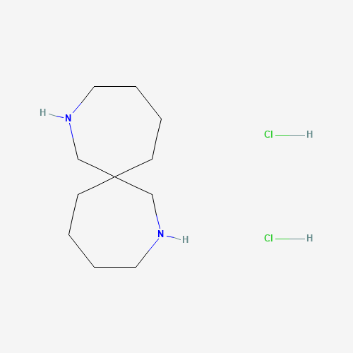 2,9-Diazaspiro[6.6]tridecane  dihydrochloride (CAS: 1160801-01-3) - Chemical Structure and Molecular Formula 