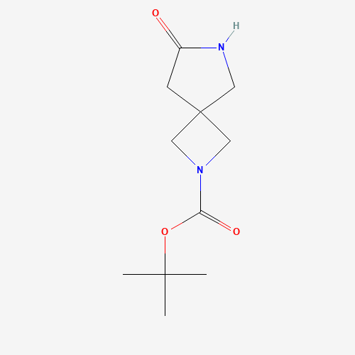 7-Oxo-2,6-diazaspiro[3.4]octane-2-carboxylic acid tert-butyl ester (CAS: 1234616-51-3) - Chemical Structure and Molecular Formula 