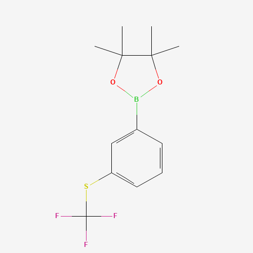 Trifluoromethylthio-3-(4,4,5,5-tetramethyl-[1,3,2]dioxaborolan-2-yl)-benzene (CAS: 1026796-07-5) - Related Chemical Product