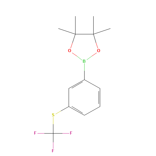 Trifluoromethylthio-3-(4,4,5,5-tetramethyl-[1,3,2]dioxaborolan-2-yl)-benzene (CAS: 1026796-07-5) - Related Chemical Product