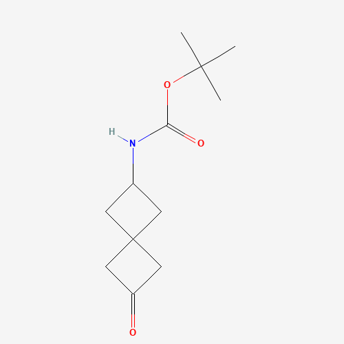 (6-Oxospiro[3.3]hept-2-yl)carbamic acid tert-butyl ester (CAS: 1118786-86-9) - Chemical Structure and Molecular Formula 