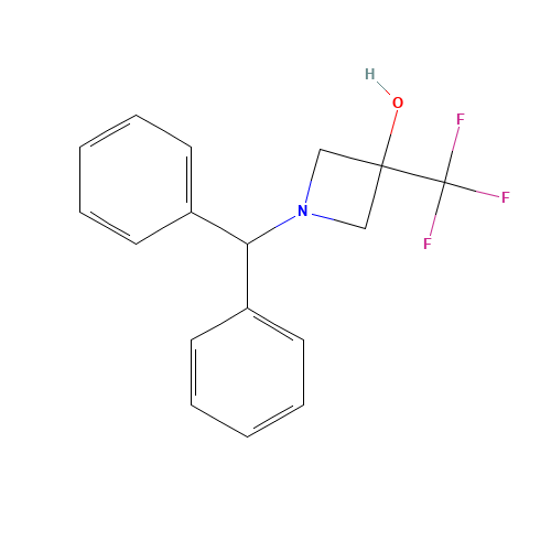 1-Benzhydryl-3-(trifluoromethyl)azetidin-3-ol (CAS: 848192-92-7) - Related Chemical Product