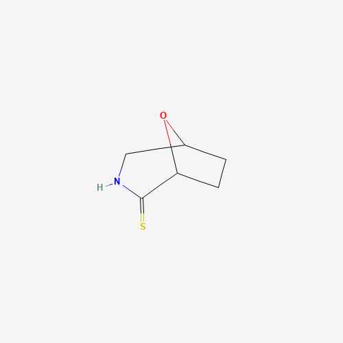 8-Oxa-3-azabicyclo[3.2.1]octane-4-thione (CAS: 1291487-34-7) - Chemical Structure and Molecular Formula 
