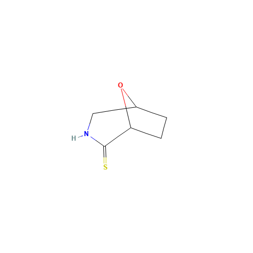 8-Oxa-3-azabicyclo[3.2.1]octane-4-thione (CAS: 1291487-34-7) - Chemical Structure and Molecular Formula 