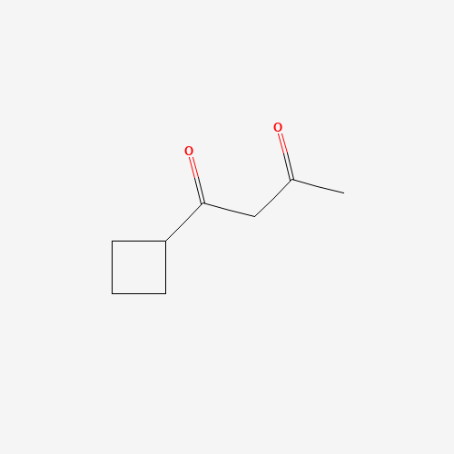 1-Cyclobutylbutane-1,3-dione (CAS: 1020732-20-0) - Chemical Structure and Molecular Formula 