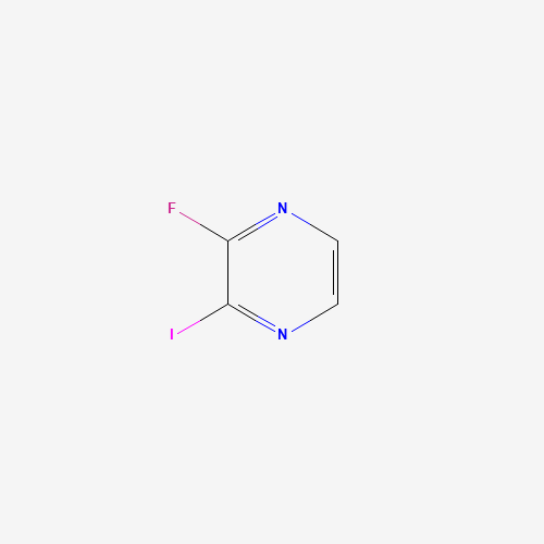 2-Fluoro-3-iodopyrazine (CAS: 206278-26-4) - Chemical Structure and Molecular Formula 