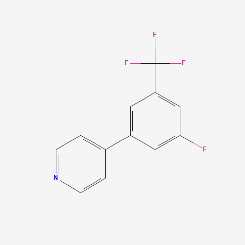 4-(3-Fluoro-5-(trifluoromethyl)phenyl)pyridine (CAS: 1214371-90-0) - Related Chemical Product