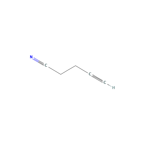 4-Cyano-1-butyne (CAS: 19596-07-7) - Chemical Structure and Molecular Formula 