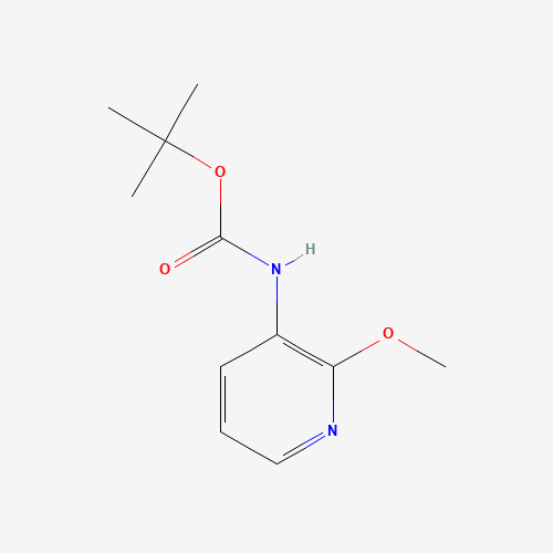 tert-Butyl 2-methoxypyridin-3-ylcarbamate (CAS: 161117-83-5) - Chemical Structure and Molecular Formula 