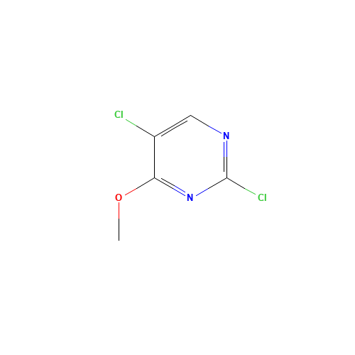 2,5-Dichloro-4-methoxypyrimidine (CAS: 5750-74-3) - Chemical Structure and Molecular Formula 
