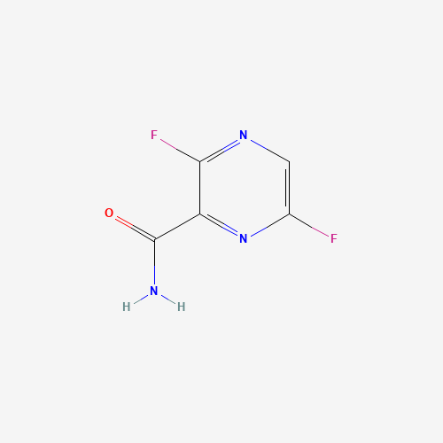 3,6-Difluoropyrazine-2-carboxamide (CAS: 356783-29-4) - Chemical Structure and Molecular Formula 
