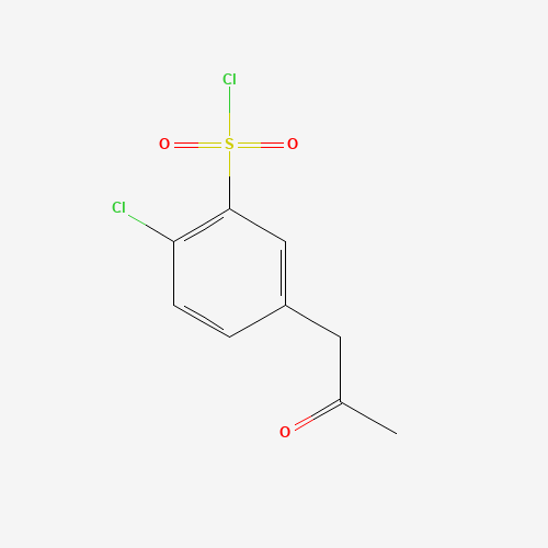 2-Chloro-5-(2-oxopropyl)benzene-1-sulfonyl chloride (CAS: 593960-71-5) - Related Chemical Product