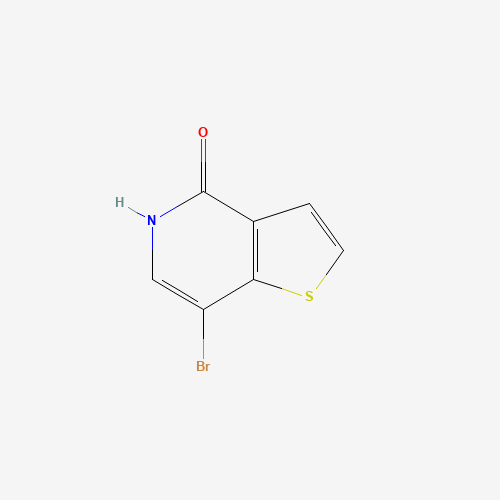 7-Bromothieno[3,2-c]pyridin-4(5H)-one (CAS: 29079-94-5) - Chemical Structure and Molecular Formula 