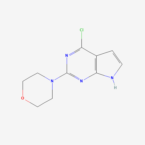 4-(4-Chloro-7H-pyrrolo[2,3-d]-pyrimidin-2-yl)morpholine (CAS: 1227958-05-5) - Related Chemical Product