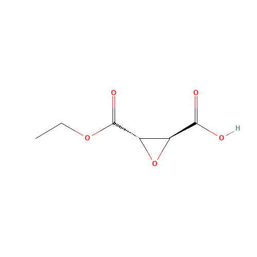 (2S,3S)-3-(Ethoxycarbonyl)-oxirane-2-carboxylic acid (CAS: 89886-73-7) - Chemical Structure and Molecular Formula 
