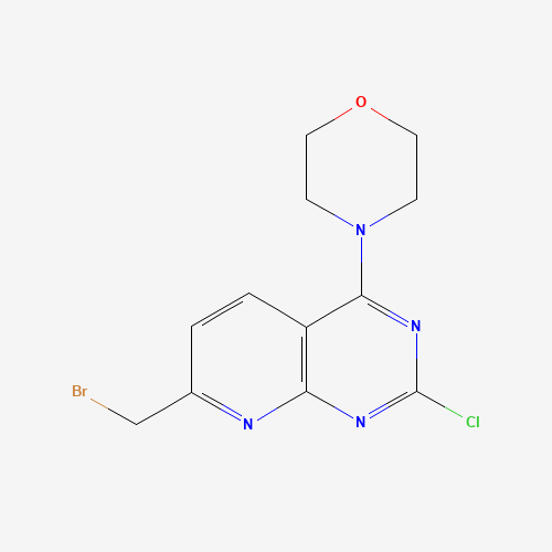 4-(7-(Bromomethyl)-2-chloropyrido-[2,3-d]pyrimidin-4-yl)morpholine (CAS: 1227958-17-9) - Related Chemical Product
