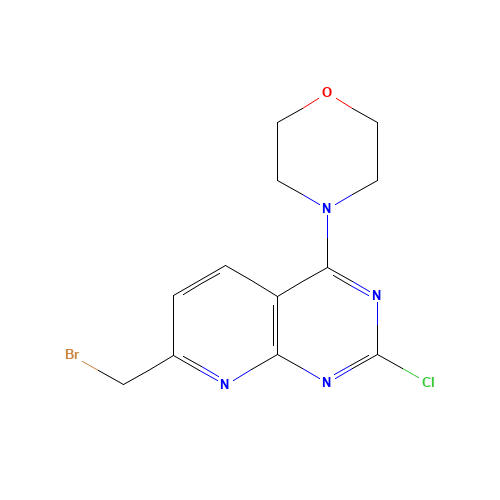 4-(7-(Bromomethyl)-2-chloropyrido-[2,3-d]pyrimidin-4-yl)morpholine (CAS: 1227958-17-9) - Related Chemical Product
