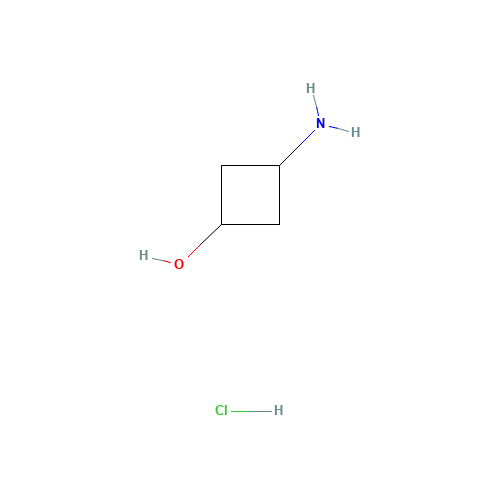 3-Aminocyclobutanol (CAS: 1036260-25-9) - Chemical Structure and Molecular Formula 