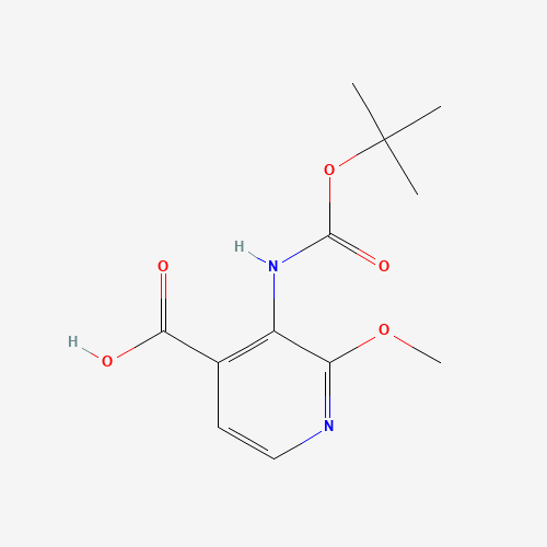 3-(tert-Butoxycarbonylamino)-2-methoxyisonicotinic acid (CAS: 870997-82-3) - Related Chemical Product