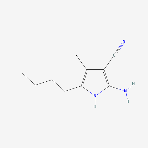 2-Amino-5-butyl-4-methyl-1H-pyrrole-3-carbonitrile (CAS: 1227958-01-1) - Related Chemical Product