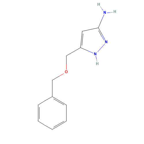 5-(Benzyloxymethyl)-1H-pyrazol-3-amine (CAS: 393590-62-0) - Related Chemical Product