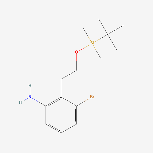 Benzenamine, 3-bromo-2-[2-[[(1,1-dimethylethyl)-dimethylsilyl]oxy]ethyl]- (CAS: 1227958-06-6) - Related Chemical Product