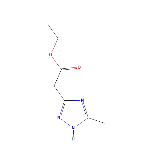 Ethyl 2-(5-methyl-4H-1,2,4-triazol-3-yl)acetate (CAS: 100187-10-8) - Related Chemical Product